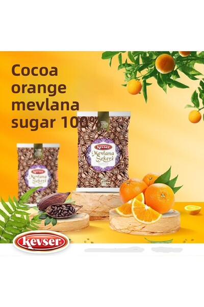 Kevser 350 جرام سكر مولانا - بونبون الكاكاو البرتقالي