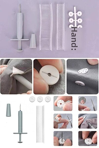 QNİAY Practical Quilt Cover - Seasonal Duvet Cover and Sheet Fixing Set