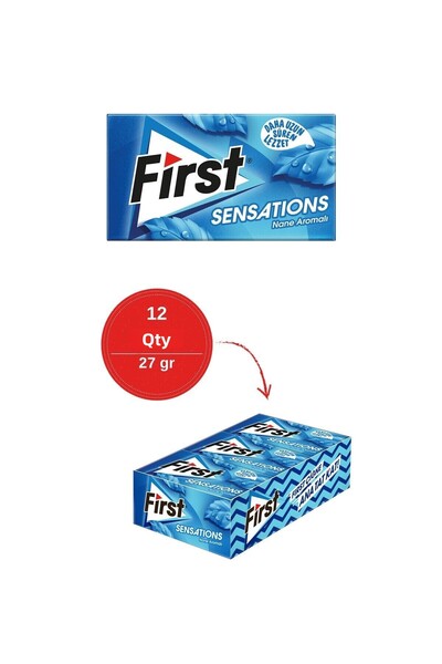 First Sensations Sharp Mint 27gr - 12 Pieces