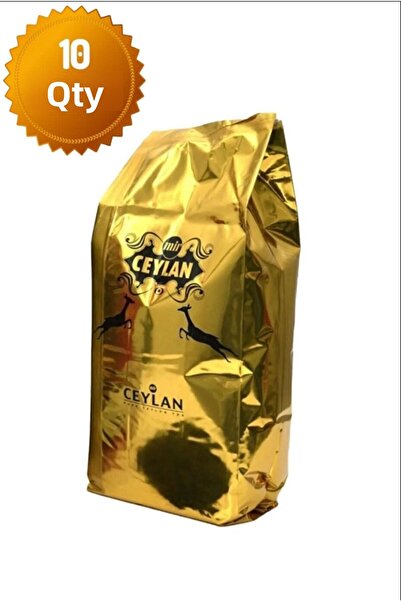 Ceylan 400 جرام شاي باروت - 10 قطع، تسرب أوراق الشجر السوداء، إنتاج خاص سيلان...