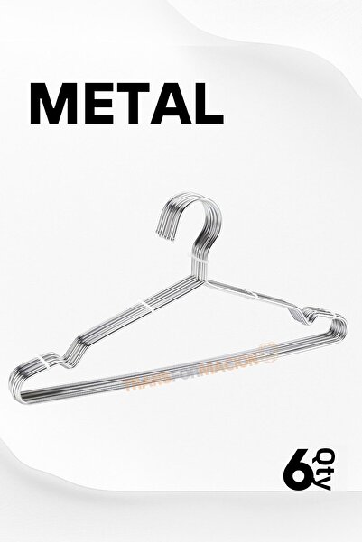 Transformacion مجموعة الشماعات |   فستان معدني |   اقتصادي |   6 قطع | 715415