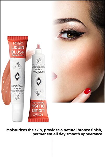Pretty Beauty Natural Looking Liquid Blush Long Lasting