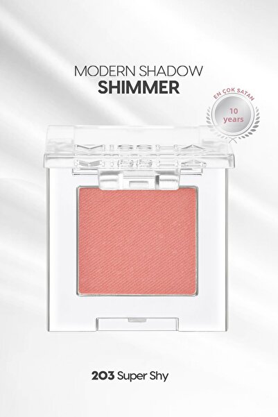 Missha يدوم طويلاً - مصباح أمامي حديث لامع سهل الاستخدام (203 Super Shy)