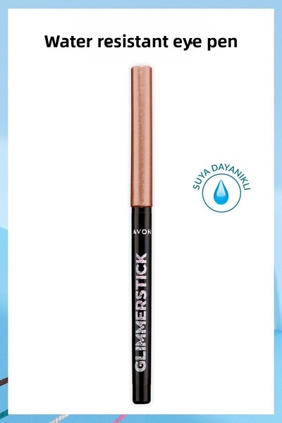AVON قلم تحديد العيون المقاوم للماء من Glimmersticks مع مصعد لامع