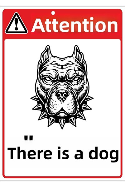 1'OKAY design البحر الإعلان - انتباه الكلب موجود 25x35 سم 5 مم ورقة مركبة