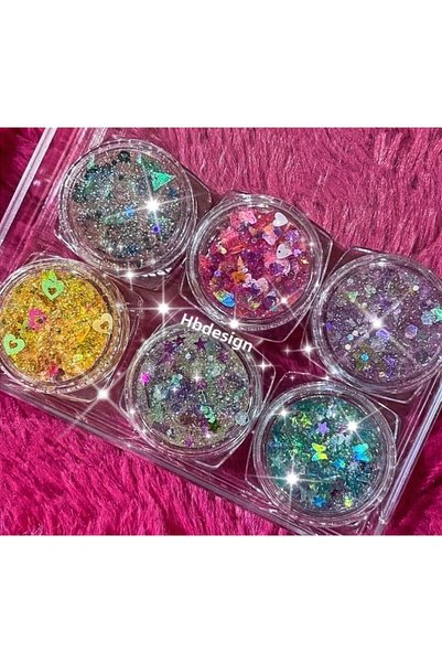 ShineBBCosmetic Cream Eyeshadow - Face Hair Body Glitter