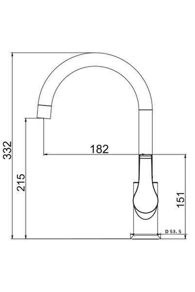 NSK Visia Plus Sink Faucet - Water Saving, Modern Design, Long Lasting Use