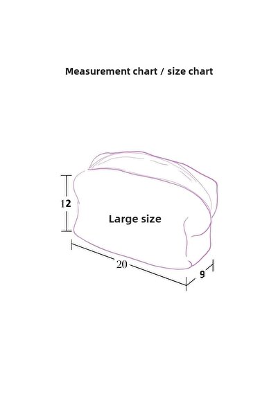 Gloria Large Size HARE Patterned Makeup Bag