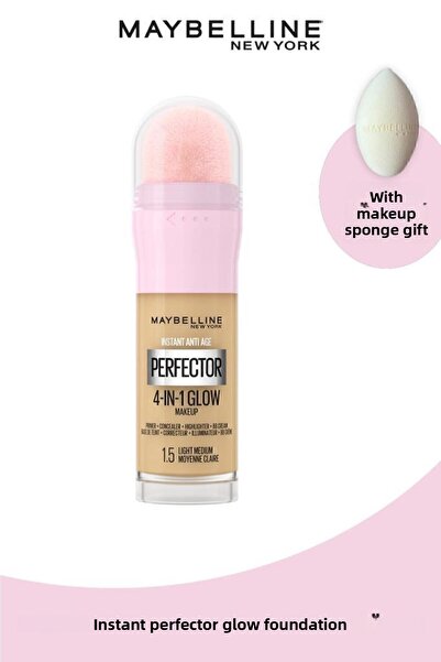 Maybelline New York Instant Perfector Glow 4 - 1.5 Light Medium & Makeup Spon...