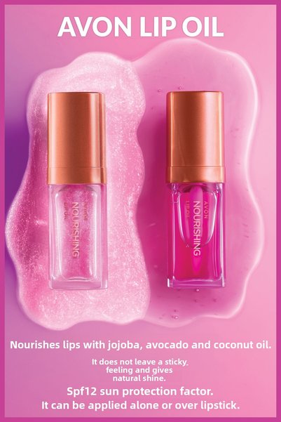 AVON 7ml. Ulei de buze True Nourishing - Shimmering Petal