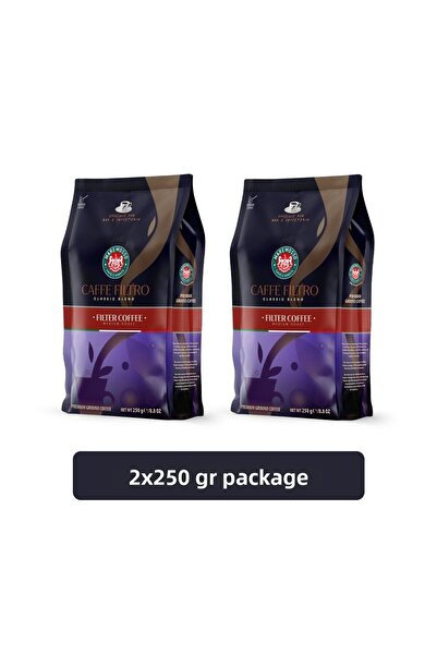 Mare Mosso Caffe ê Vendite كافيه فلترو كلاسيكو فلتر وإسبريسو 2X250 جرام. (الن...