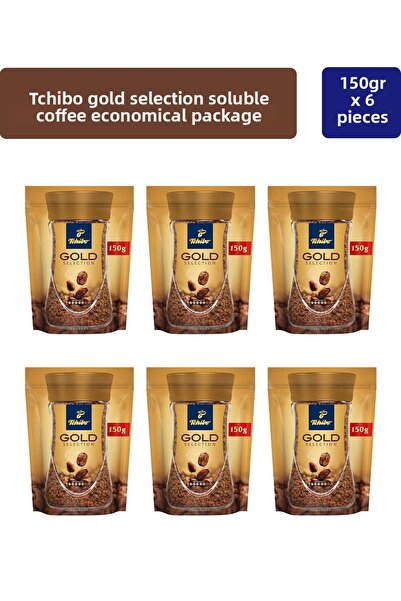 Tchibo 150 gr x 6 Economic Package - Gold Soluble Coffee