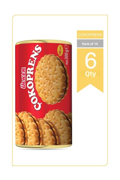 Ülker طقم متعدد الألوان مكون من 6 قطع