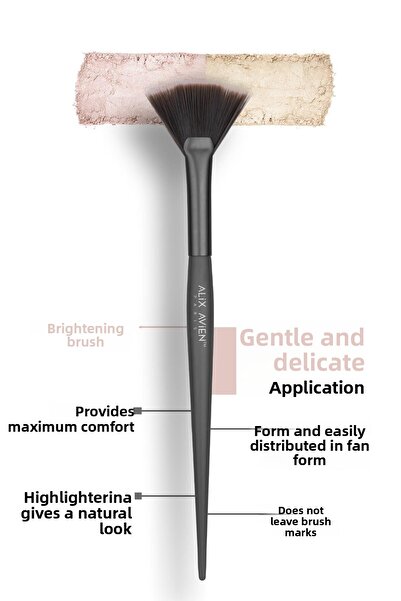Alix Avien فرشاة مضيئة - فرشاة مروحة