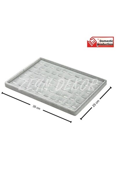 Zeyn Dekor Δαχτυλίδι με καρφιά, γκρι