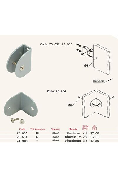 Gürçay Conexiune dulap U 18mm