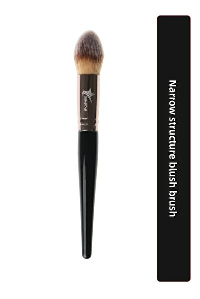 Demstar سلسلة عالية الجودة - فرشاة مكياج احترافية ذات هيكل ضيق، فرشاة مكياج أحمر الخدود والبودرة رقم:3