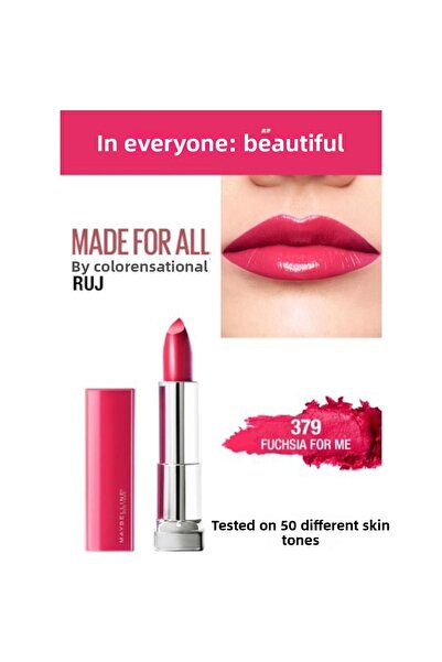 Maybelline New York أحمر شفاه مايبيلين 379 فوشيا - من أجل لي قصير