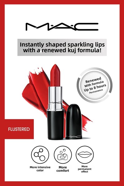 M.A.C أحمر شفاه لامع من Lustreglass773602609987