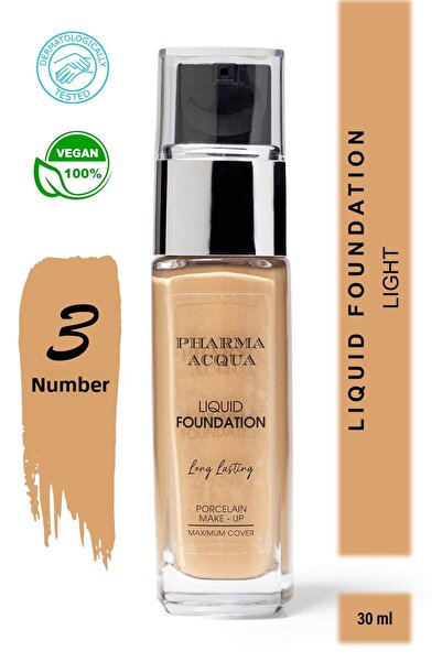 Pharma Acqua 30 ml - 03 Model Number Long Lasting Liquid Foundation