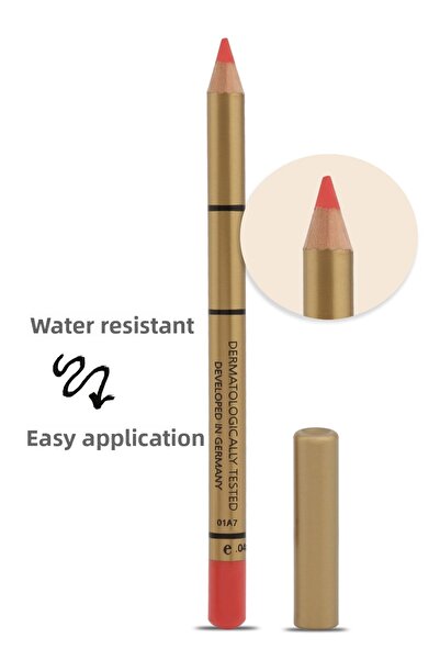 BROOKLIN قلم تحديد الشفاه - قلم تحديد الشفاه رقم: 214 (برتقالي مرجاني)