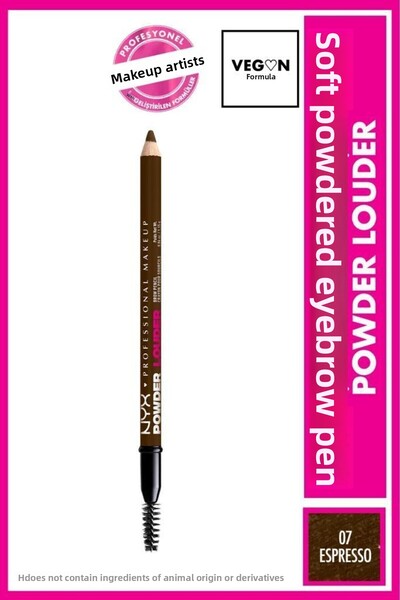 NYX Professional Makeup قلم الحواجب البودرة بصوت أعلى - 07 إسبرسو