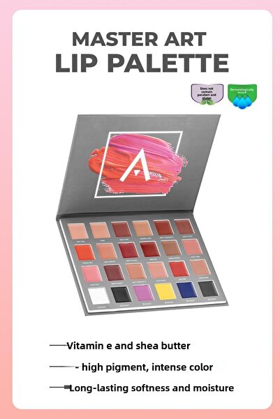 Alix Avien لوحة أحمر شفاه كريمي فعالة تدوم طويلاً وترطيب فعال - لوحة أحمر شفا...