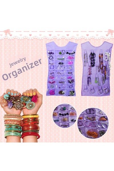 Yetkin Home Οργάνωση αξεσουάρ μπιζουτέ δαχτυλιδιών κοσμημάτων σε σχήμα ρούχων