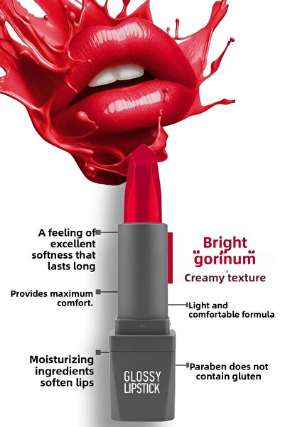 Alix Avien ALIX AVIEN GLOSSY LIPSTICK 320 GLOSSY RED