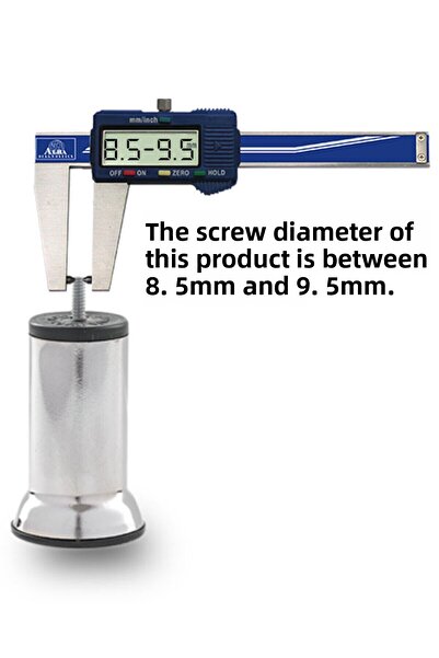 Bestekar 15 cm Picior de bază Picior de scaun Picior de canapea cu șurub M8 (dinte gros) (24 bucăți) 15CM-BAZA-FOOT-24 buc.