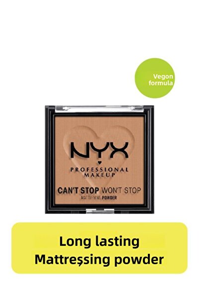 NYX Professional Makeup بودرة غير لامعة للتحكم في الزيوت – كراميل