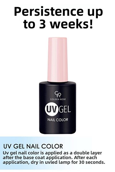 Golden Rose لون أظافر UVGEL - طلاء أظافر دائم 105