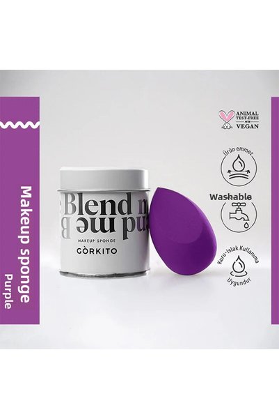 Görkito Purple Sponge Makeup