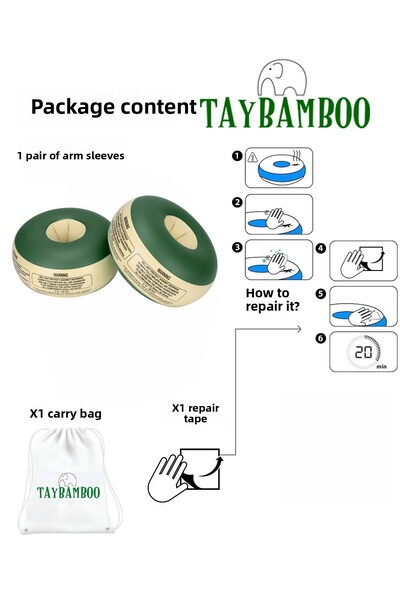 TAYBAMBoo Spongy Beginner Level Swimming Sleeve Baby Sleeve Children's Sleeve Sponge Sleeve Padded Sleeve