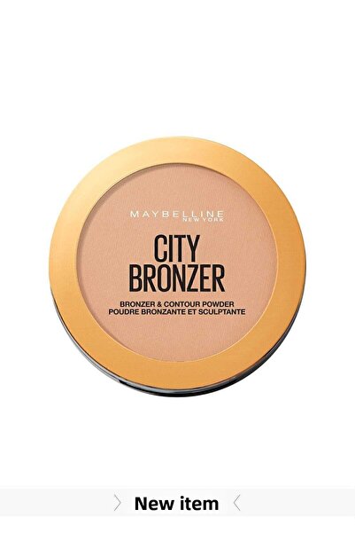 Maybelline New York Pudră bronzantă și de contur City Bronze, ton mediu rece,...