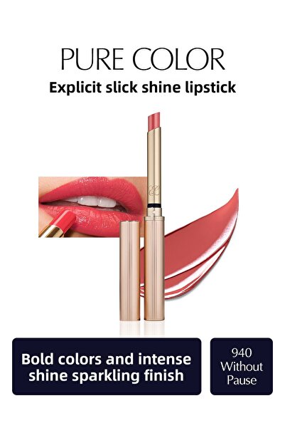 Estee Lauder Işıltılı Bitişli Ruj - Pure Color Explicit Slick Shine Ruj - Ren...