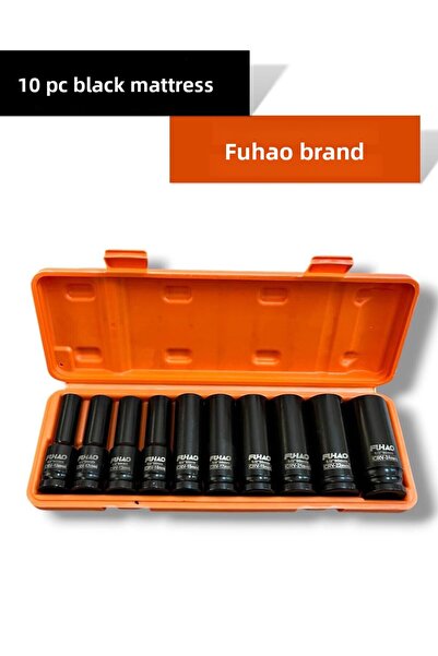 Generic Brand 10 Piece 1/2 Deep Pneumatic Socket Set 6 Corner Pneumatic Socket