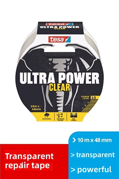 Tesa Su Sızdırmazlık Tamir Bandı, Ultra Power, 1.5m X 50mm, Siyah