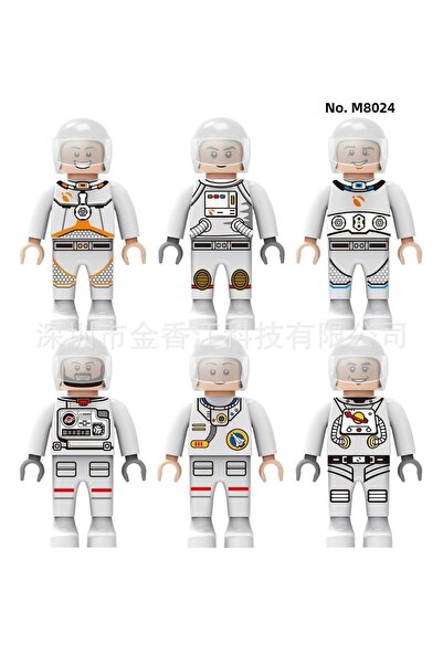 marimari 6Pcs Astronaut Building Blocks Series