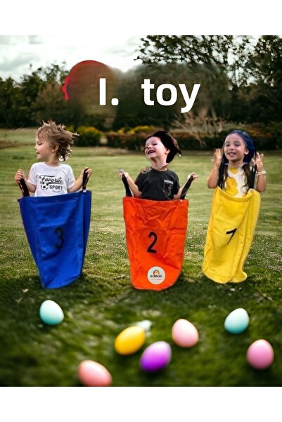 niloyuncak لعبة الكيس مع 6 أكياس حمل - Zip Zip