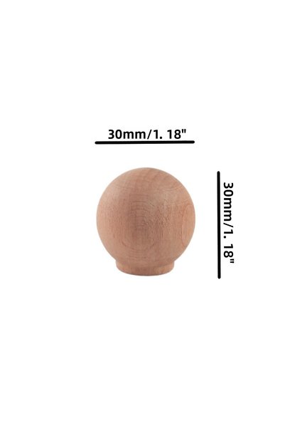 KOÇSAN Globe 10 Pcs Wooden Handle Luxury Country Kitchen Furniture Cabinet Drawer Handle Globe10 Pcs