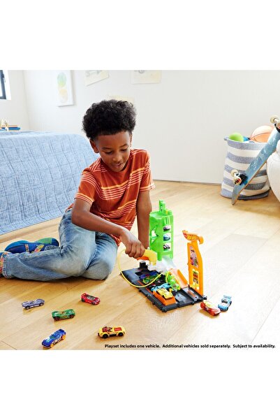 HOT WHEELS City Super Fuel Station Station HTN79