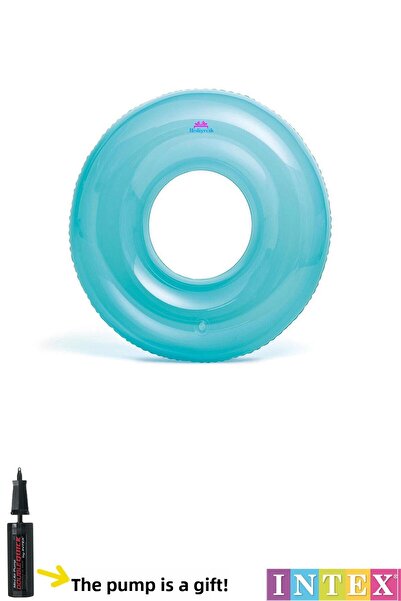 hediyecik انتكس حلقة شفافة لحمام السباحة والبحر 76 سم