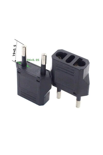 nelerbulurum 2 قطعة محول قياسي أمريكي من النوع الأمريكي محول مقبس محول محول جهاز