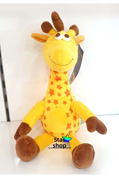 YıldızDükkan لعبة زرافة قطيفة لطيفة على شكل زرافة مقاس 30 سم، رفيق نوم للأطفال