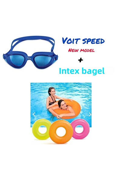Voit نظارة السباحة سبيد + انتكس شريان الحياة الفوسفوري 76 سم