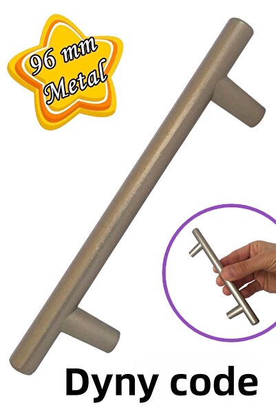 GLASWEN Mâner pentru dulap Satin 96 mm Mâner pentru mobilă Dulap de bucătărie Mâner pentru sertar Mâner pentru ușă dulap Mâner metalic