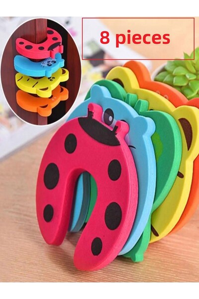 Özasya AVM 8 Pcs Door Safety Door Stopper, Door Stopper