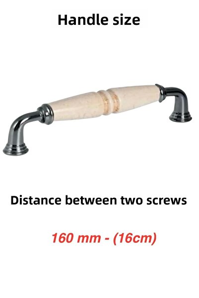 Porcellana Perla 16cm- Sertar dulap din porțelan Bucătărie Baie Mobilier pentru copii Mâner Mâner Kulb Kulb inci160mm-STK3367