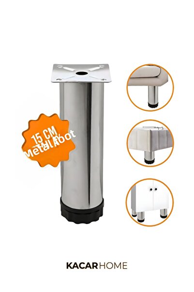 Kacar Home 4 bucăți picior metalic reglabil 15 cm bază de lux dulap scaun mob...